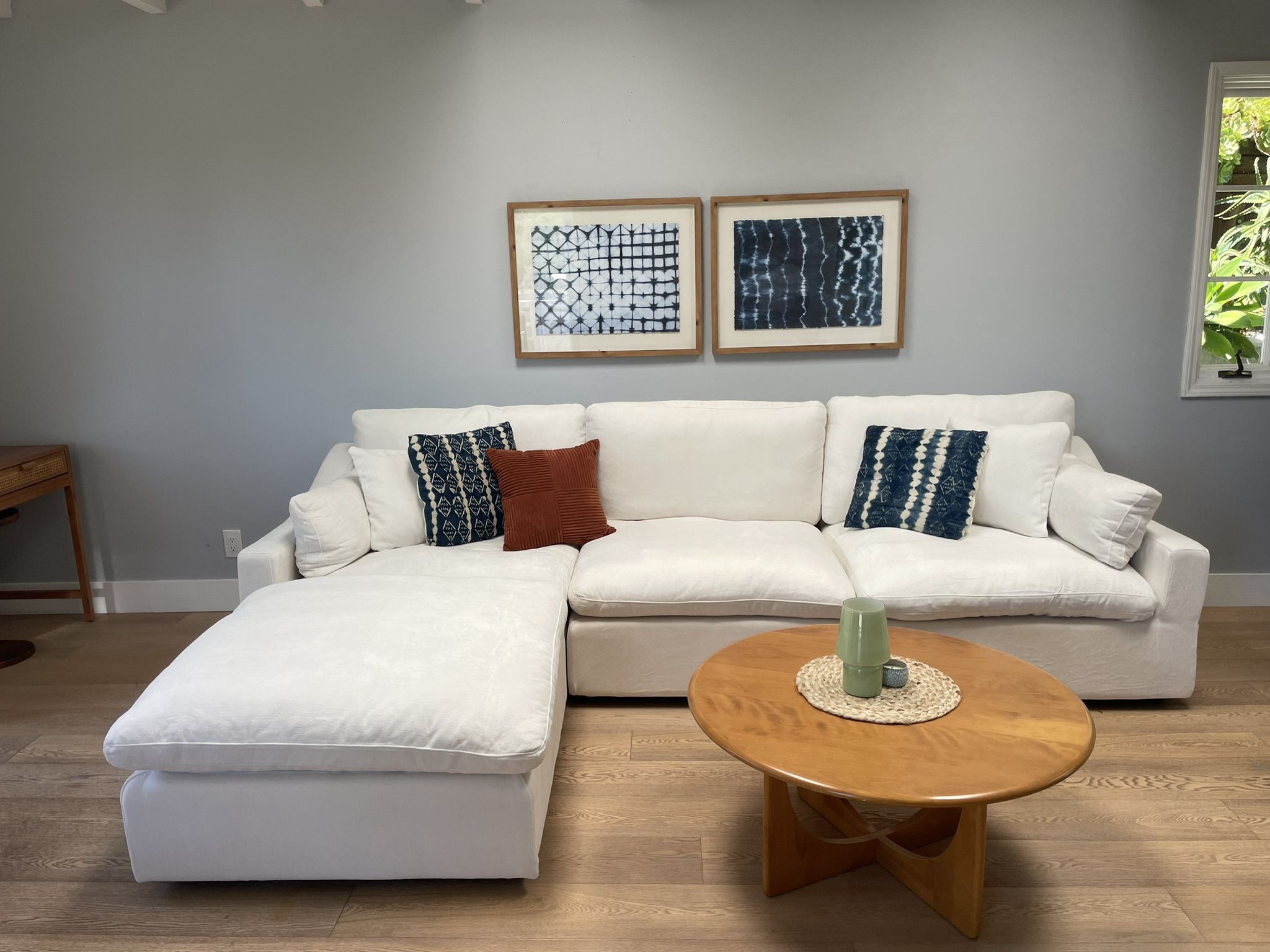 White Cloud Sectional Couch