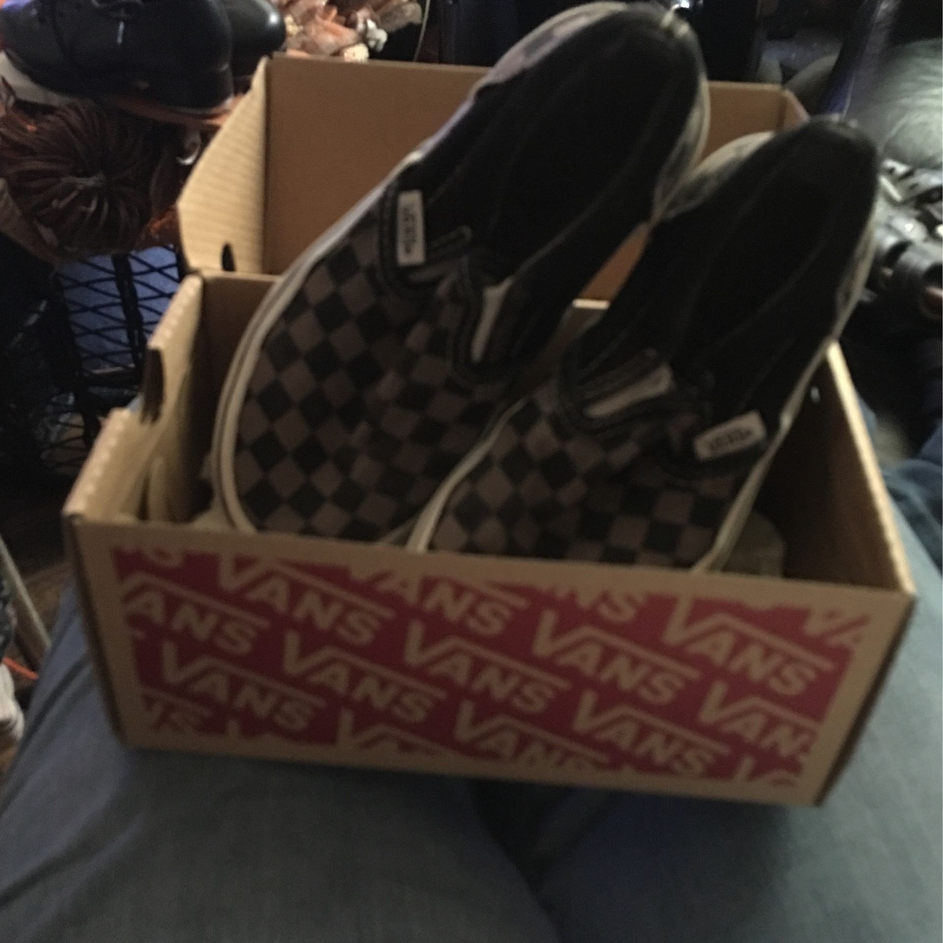 Kids Checkered Vans