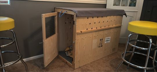 Wooden Dog Crate