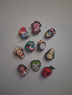 Horror Movie Croc Charms