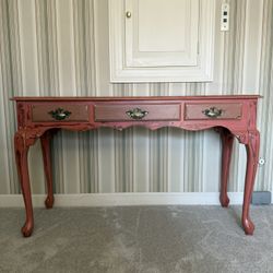 Rustic Wooden Console Table 