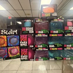 NeeDoh, Sour Patch, Bazooka Squish Toys