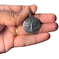 Handmade 925 Sterling Silver Tree of Life Pendant – 8.8g