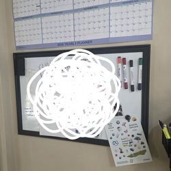 Large White Board (image blurred)
