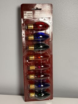 NEW Home Accents Holiday-16 Pack Multi-Colored Incandescent C9 Replacement Bulbs🔵See Details Below🔴