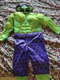 Kids Hulk Halloween Costume with Mask