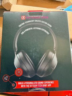 Outdoor Tech Orbit Wireless Noise Cancelling Headphones ANC 55Hr Battery New