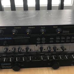 dBX 223XS, dBX 266XL, US Audio Whirlwind Mix-5, Alesis QuadraVerb