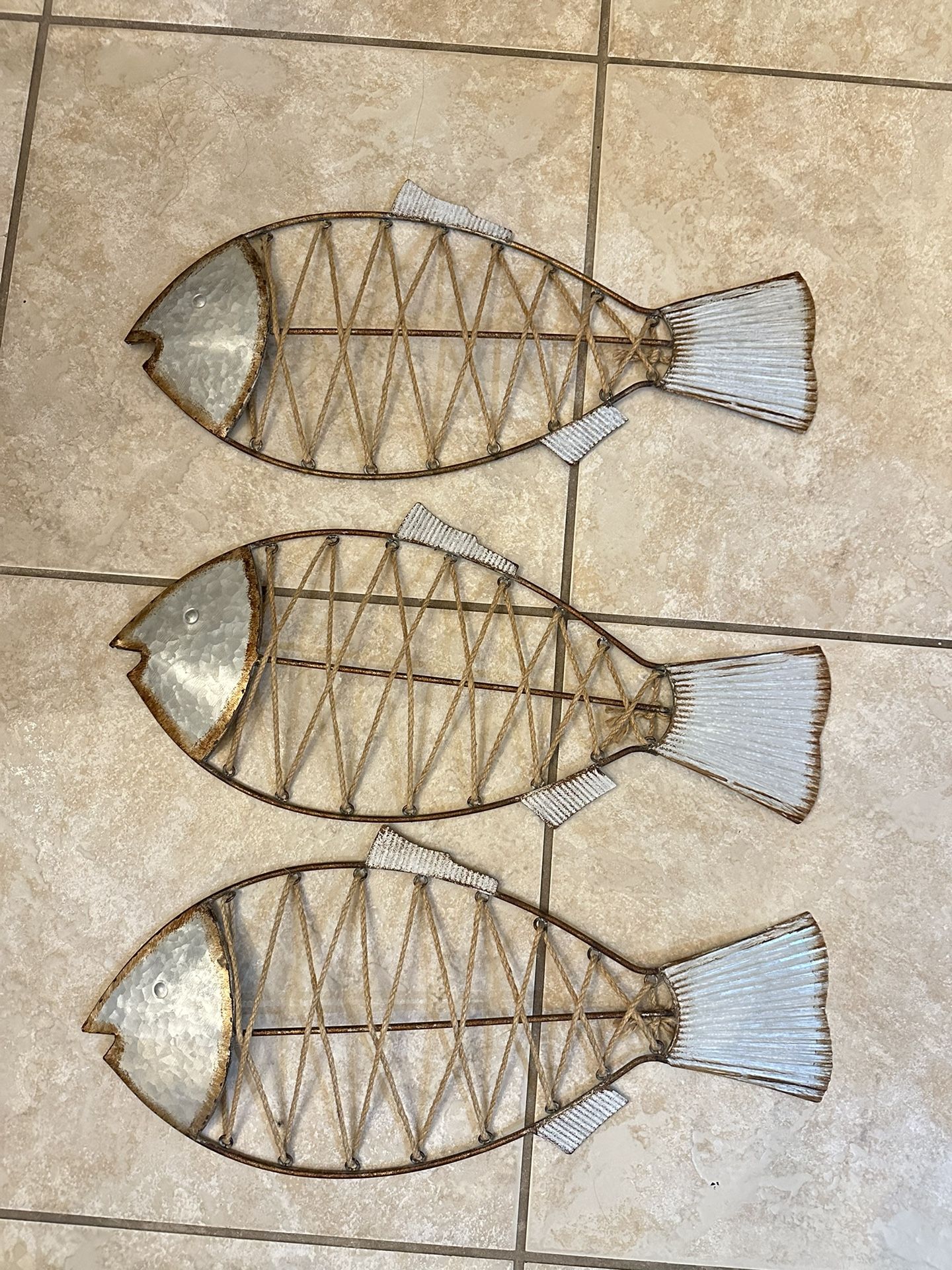 Outdoor Fish Metal Decor