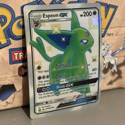 Espeon GX SV60/SV94 Hidden Fates proxy pokemon card