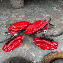 Q50 Red Sport Brake Calibers 