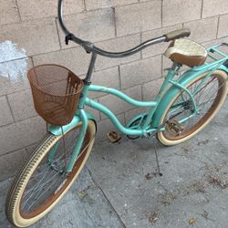 Huffy Nel Lusso Beach Cruiser Bicycle - Bike- Light Blue- Teal