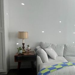 Vintage Mid Century Modern End Table with Shelf