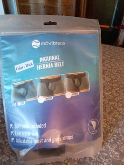 Inguinal hernia belt left