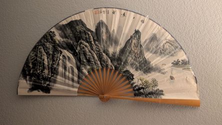 Painted Paper fan