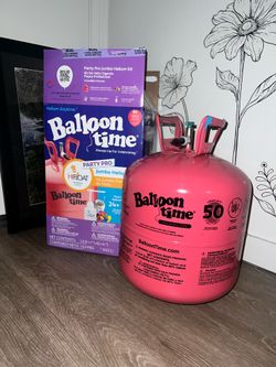 Balloon time helium tank