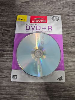 Maxwell Platinum DVD + R Disc Set Brand New Sealed 4.7 GB