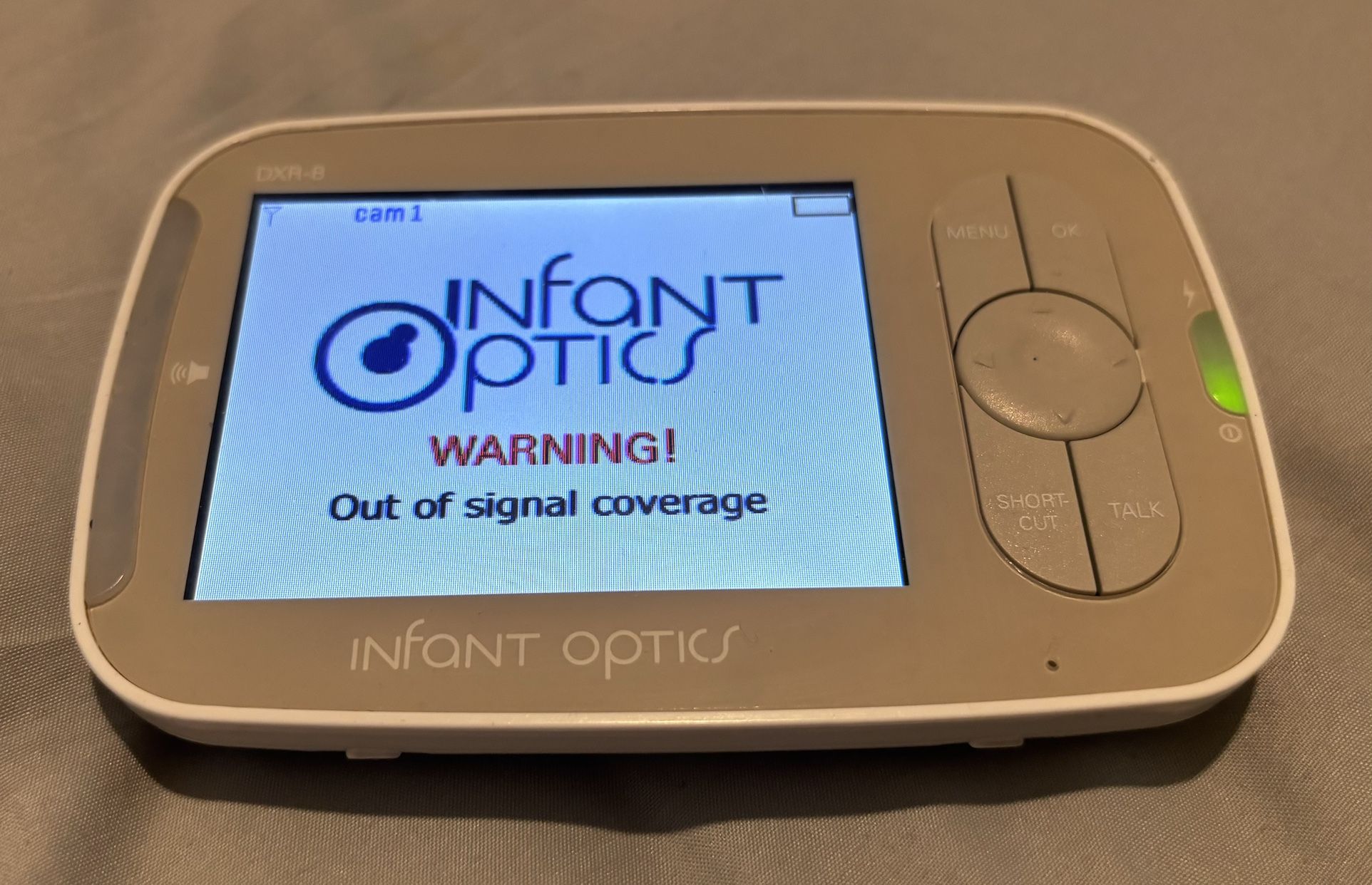 Wireless infant monitoring system with voice and motion control