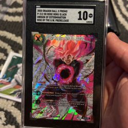 2020 Dragon Ball S Promo Rose Goku Black U.W.