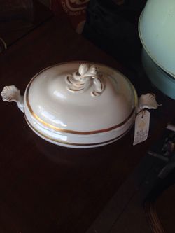 "Empress" Fine Bohemian China of Czechoslovakia Covered Dish