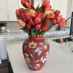 Gorgeous Southern Loving Vase With Artificial Flowers Home Decor Accent Piece