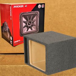Kicker L7 Solo-Baric Bass System 15" Dual Voice Coil Subwoofer 1800 Watts Ported Box Package 🚨 Payment Options Available 🚨 No Credit Needed 🚨 