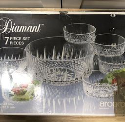 Arcoroc Diamant Glass Bowl Set (USA)