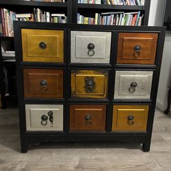 Solid Wood Dresser, 9 drawers