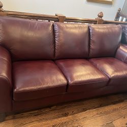 Leather Couch Set