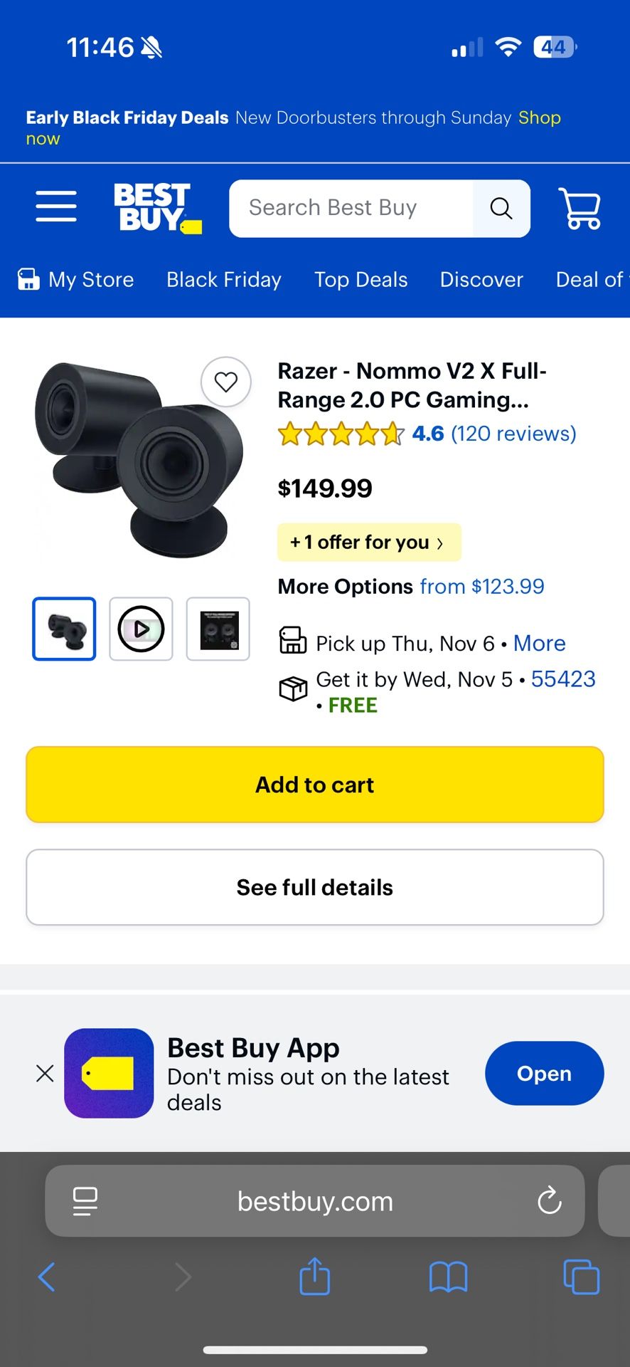 Speakers Razer Nommo V2 X Full Range 2.0