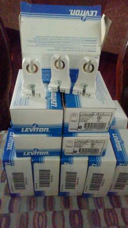 Leviton lamp holders
