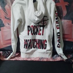 Paid Gang Graphic White Hoodie