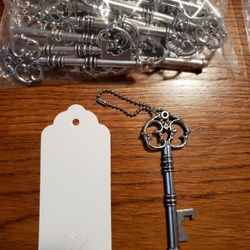 25 Set Of Skeleton Key Bottle Opener