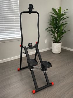 Compact Stair Stepper with Handlebar & Digital Monitor –  New