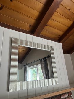 Wall Mirror  Silver