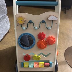 Wooden Baby Push Walker Toy