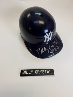 Billy Crystal Signed New York Yankees #60 Batting Helmet