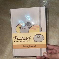 PUSHEEN LINEN JOURNAL