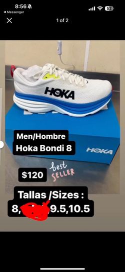 Hola Bondi 8 Tallas/size 8,9.5 & 10.5 Men /hombre