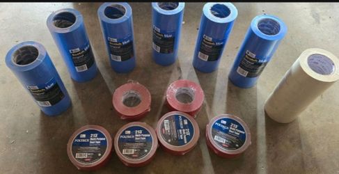 Blue Tape And duct tape