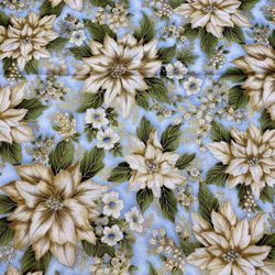 OOP Robert Kaufman Holiday Flourish Cotton Christmas Fabric