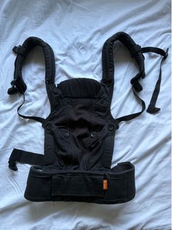 Baby Tula Black Cotton & Mesh Explore Urbanista Coast Carrier | 3 Position: Front Facing In-Out & Back Carry