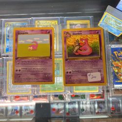 Lot Of 2 - 1st Edition Pokémon Evolution Slowbro and Slowpoke - Mint Condition  