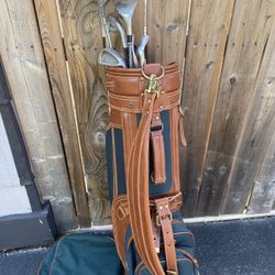 Daiwa Golf Bag and Miscellaneous Golf Clubs 