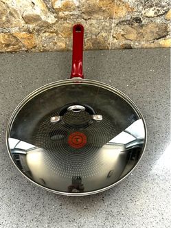 T-fal Stainless Steel Frying Pan with Lid