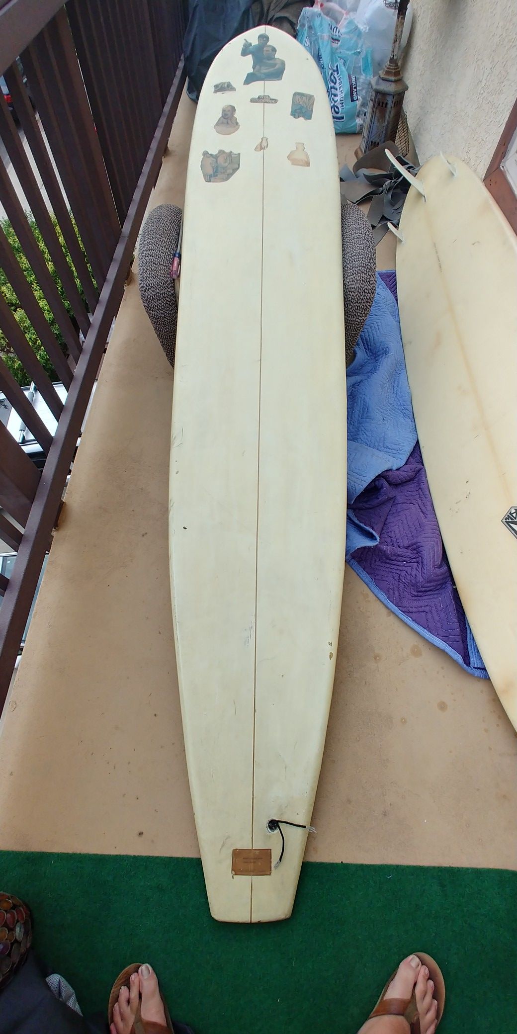 Vintage LongBoard Surfboard Long Surf Board