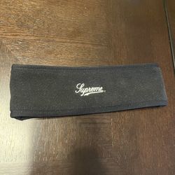 Supreme - Polartec Script Logo Headband (FW17) - Black - Used