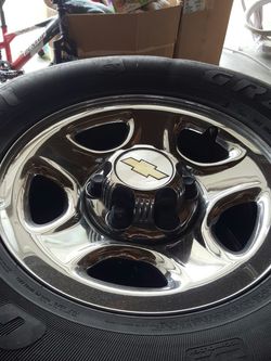 Chevy silverado rims and tires