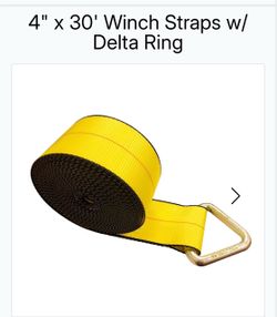 4”x30 Winch Strap