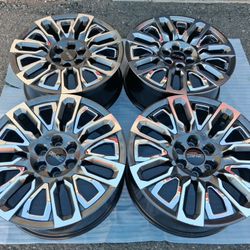 2026 NEW OEM ORIGINAL TAKEOFFS GMC YUKON DENALI 22 INCH ONLY WHEELS $ 1750